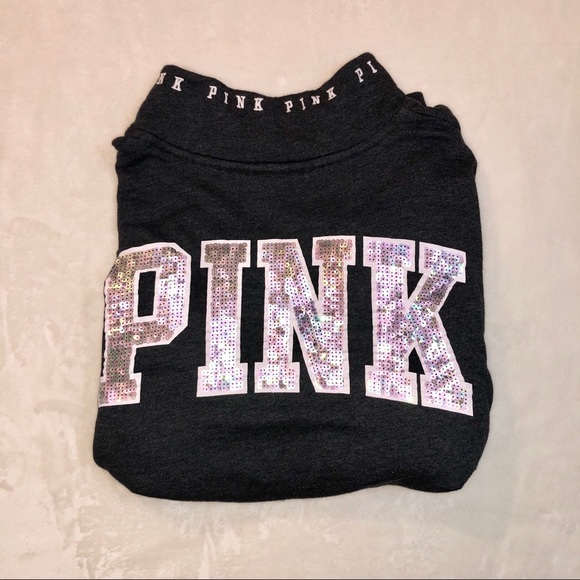 PINK Victoria's Secret Sweaters - bling quarter zip
